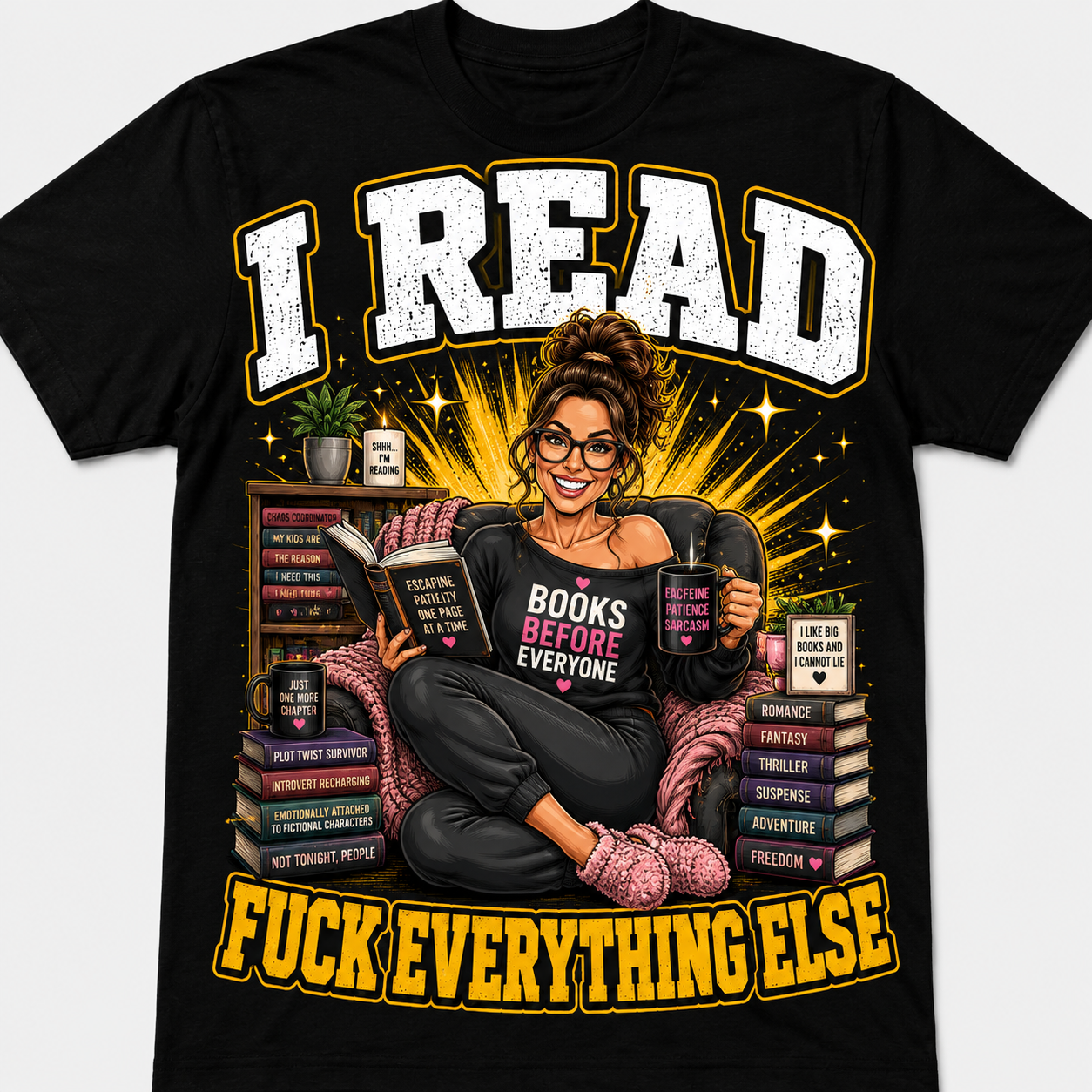 I Read โ Fuck Everything Else design